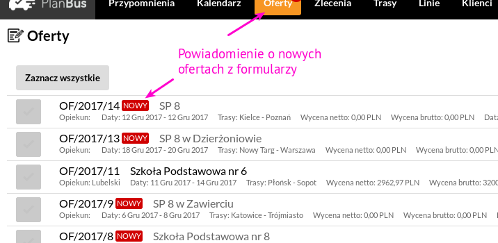 Przyjmowanie zleceń z automatycznych Formularzy {ISOPO}