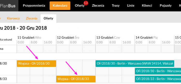 Nowe możliwości ofert w Kalendarzu zleceń!