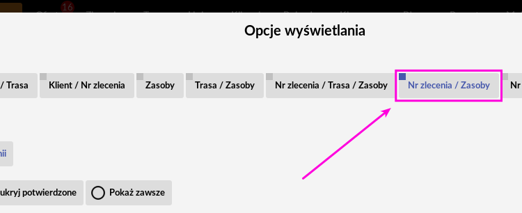 Nowa opcja wyświetlania informacji w Kalendarzu