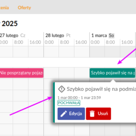 Moduł zdarzenia w Kierowcach